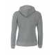 Sweatshirt Classic Hoody Full Zip Femme CLIQUE