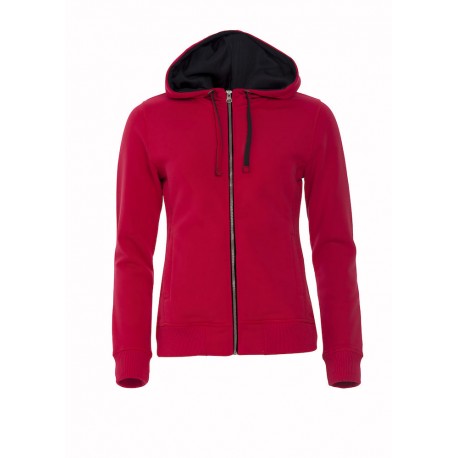 Sweatshirt Classic Hoody Full Zip Femme CLIQUE