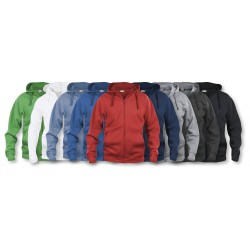 Sweatshirt 280g/m2 Basic Hoody Full zip - CLIQUE