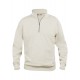 Sweatshirt Basic Half Zip - CLIQUE