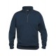 Sweatshirt Basic Half Zip - CLIQUE