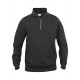 Sweatshirt Basic Half Zip - CLIQUE