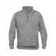 Sweatshirt Basic Half Zip - CLIQUE