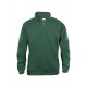 Sweatshirt Basic Half Zip - CLIQUE