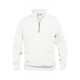 Sweatshirt Basic Half Zip - CLIQUE