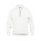 Sweatshirt Basic Half Zip - CLIQUE