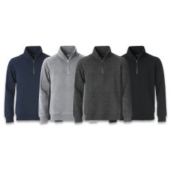 Sweatshirt 300g/m2 Classic Half Zip - CLIQUE