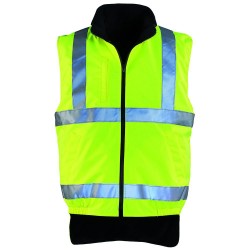 Gilet polyester hi-viz doublé polaire 3M Coverguard